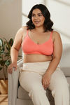 Zivame True Curv Double Layered Non Wired 3/4th Coverage Sag Lift Bra - Georgia Peach — thumbnail 5